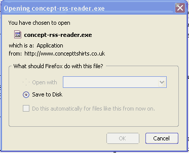 rss reader save